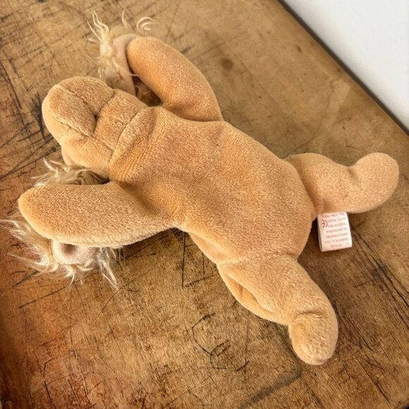 Vintage Ty Beanie Baby Spunky Cockerspaniel Tan Dog Stuffed Animal Plush Toy - Picture 5 of 9
